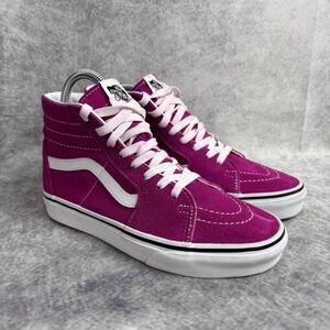 VANS‎ SK8-Hi Top Sneakers in Very Berry Unisex Women's 7 Men's 5.5